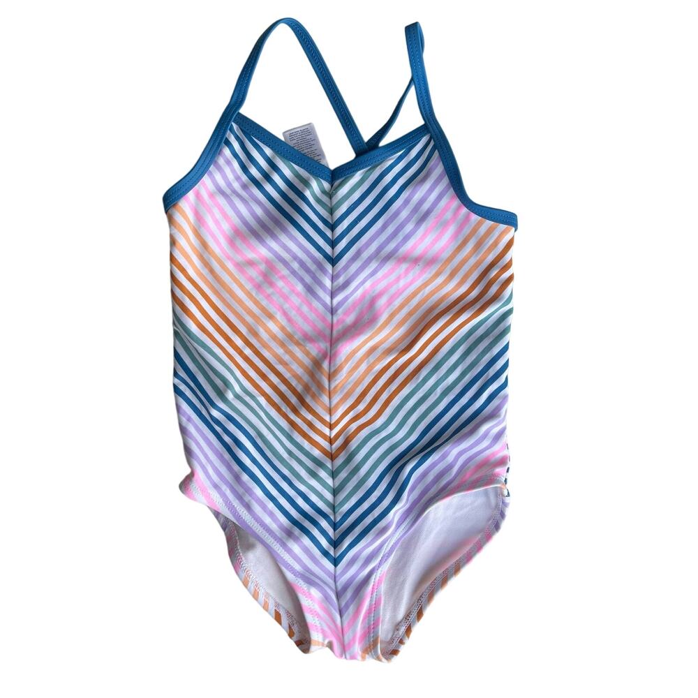 OshKosh B'gosh Colorful Stripe Swimsuit One Piece size 4T